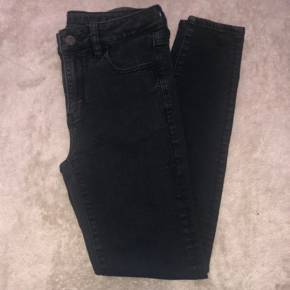 Black demin jeans